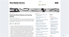 Desktop Screenshot of newmediagenres.org